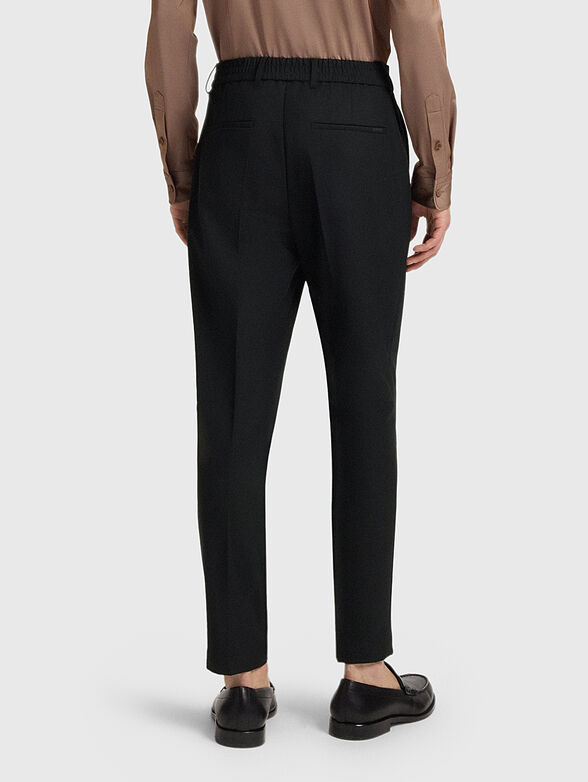 Slim wool blend trousers - 2