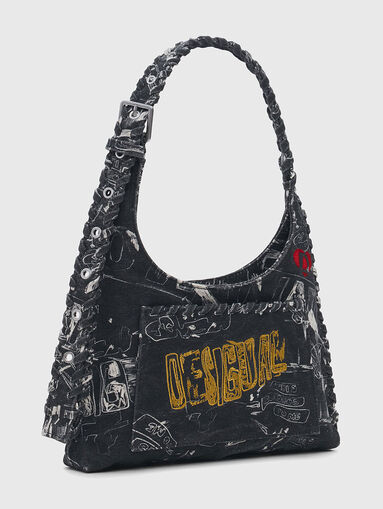 Small black bag with print - 4