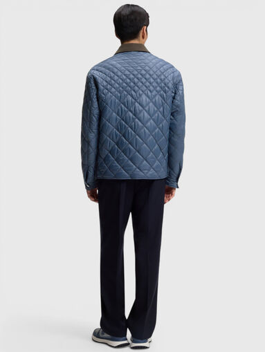 Quilted jacket with classic collar - 3