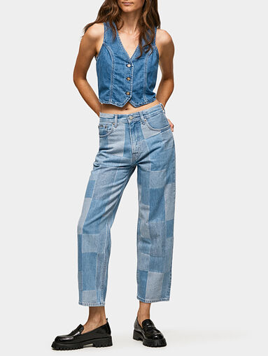 DOVER WEAVE blue jeans - 5