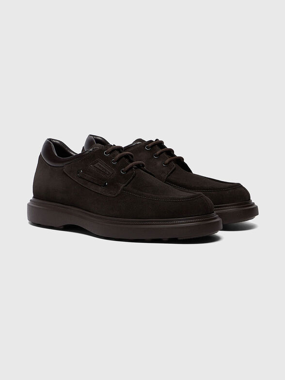 CARLOS dark brown suede shoes - 2