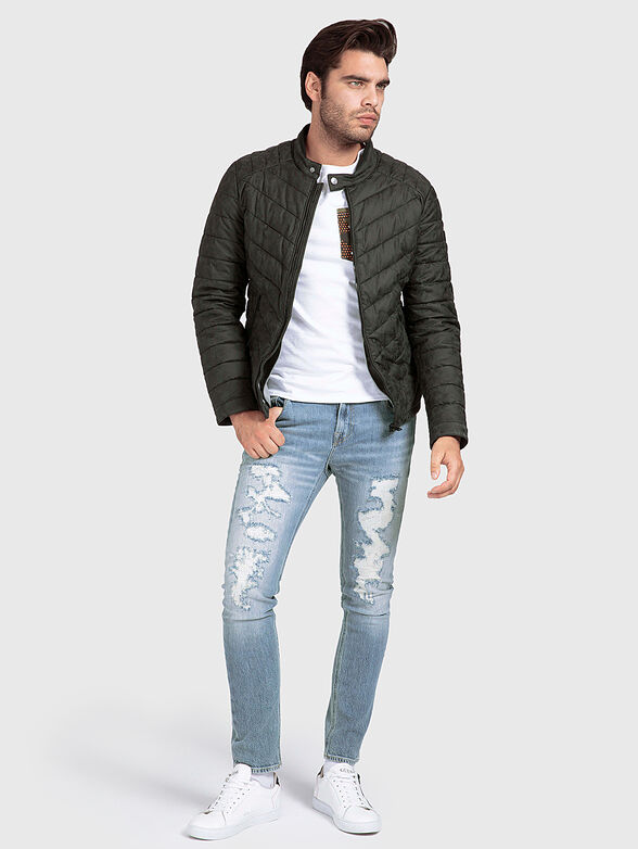 Black faux leather jacket - 2