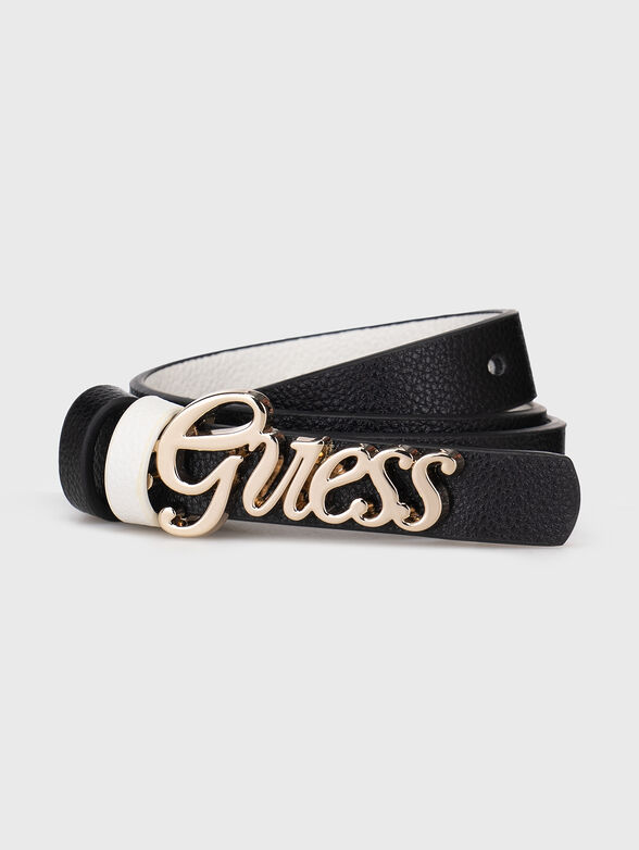 Logo accent reversible belt  - 1