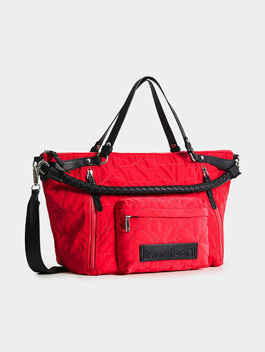 Red bag with logo patch - 3