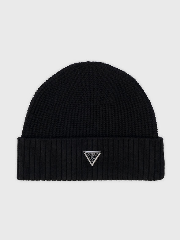 Hat and scarf set with triangular logo - 2