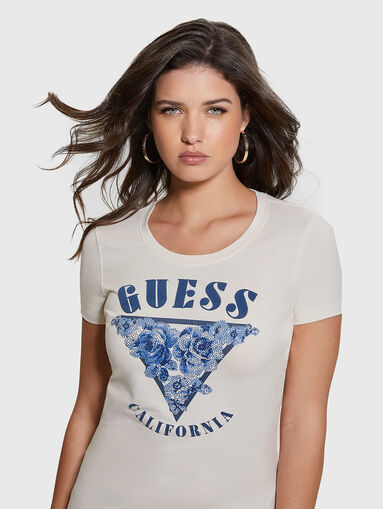 T-shirt with floral print - 5