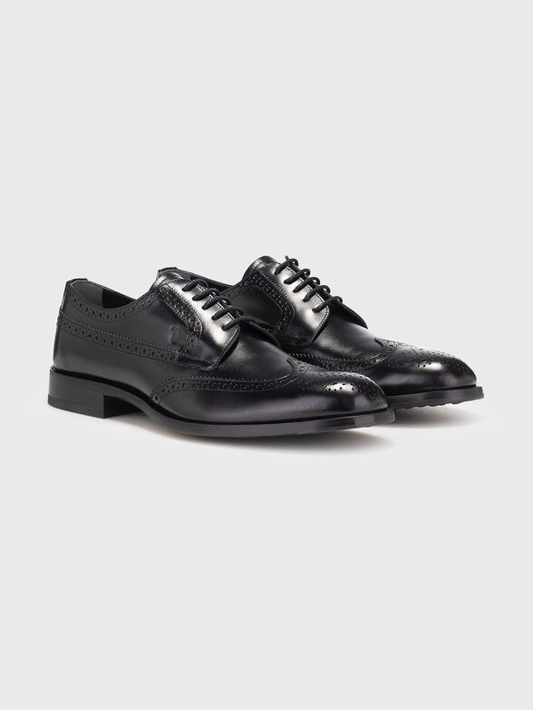 Leather Derby shoes with laces - 1