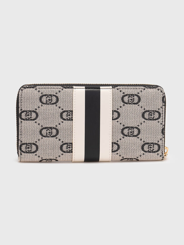 Wallet with logo print - 1