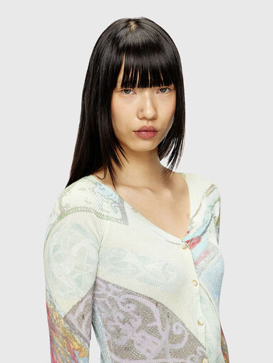 M-FIORINA cardigan with buttons - 4