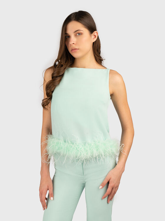Top with feathers - 1