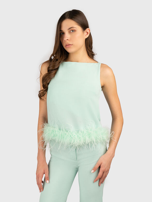 Top with feathers - 1