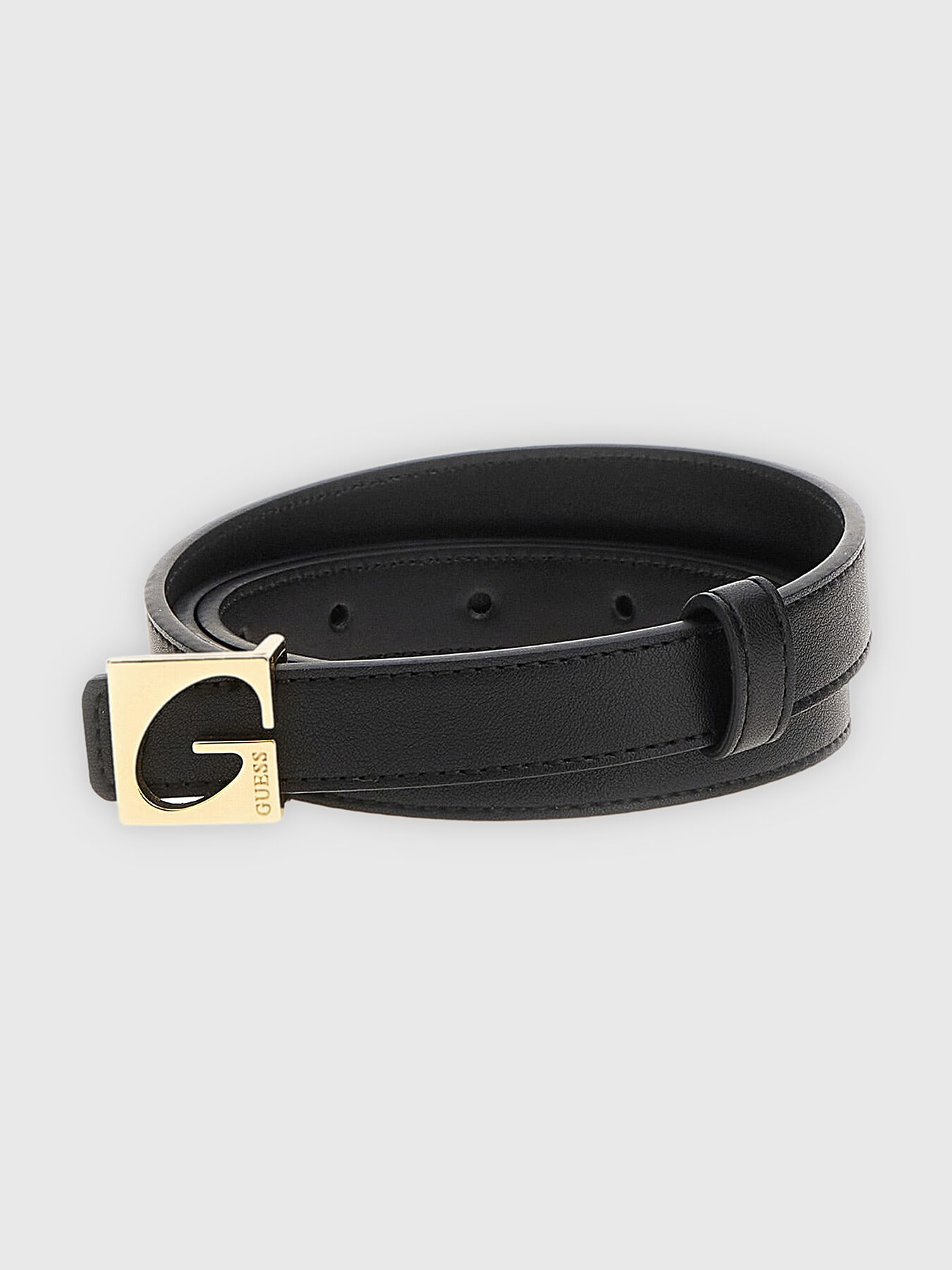 Black belt from eco leather brand GUESS Globalbrandsstore en
