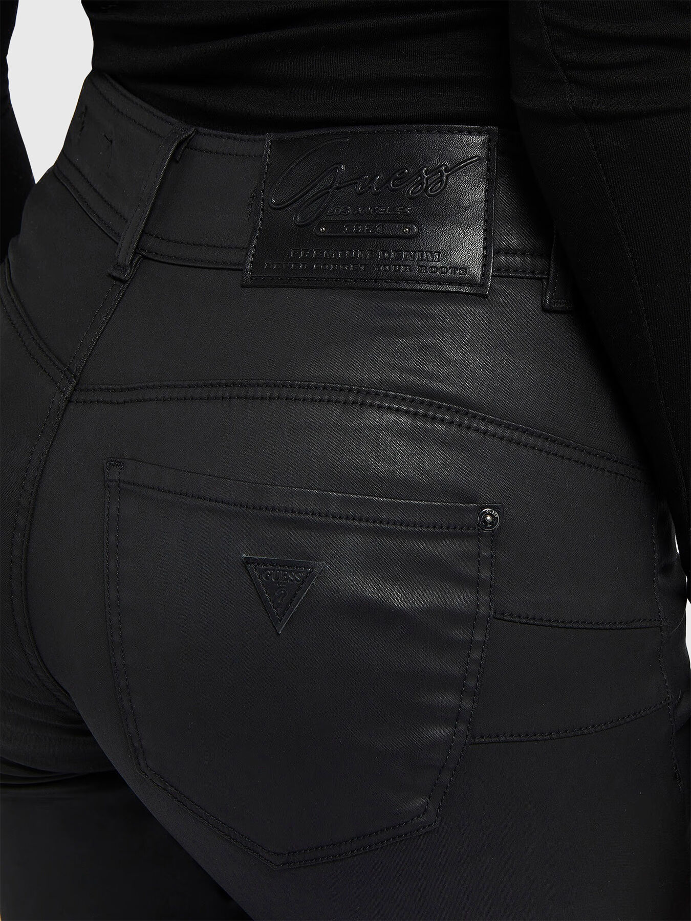 Guess waxed jeans hotsell