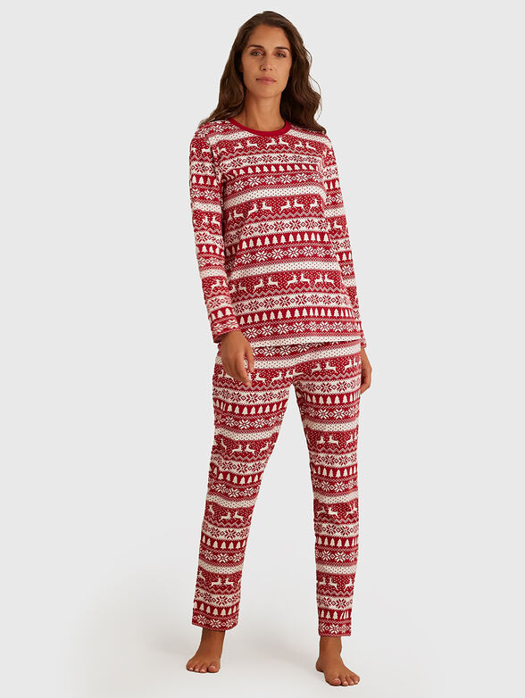 WINTER FAMILY two-piece pyjama with print - 1