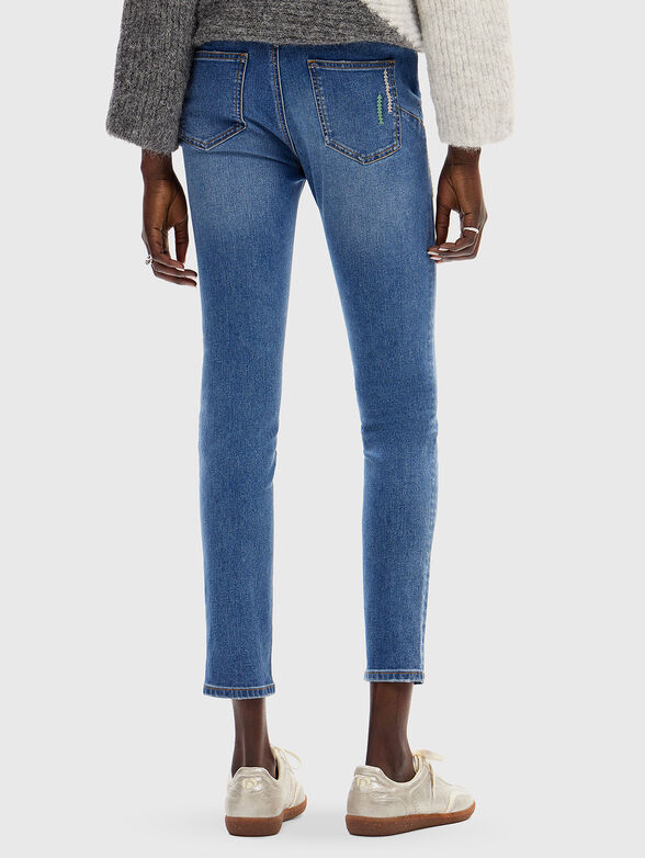 Slim jeans with embroidery - 2
