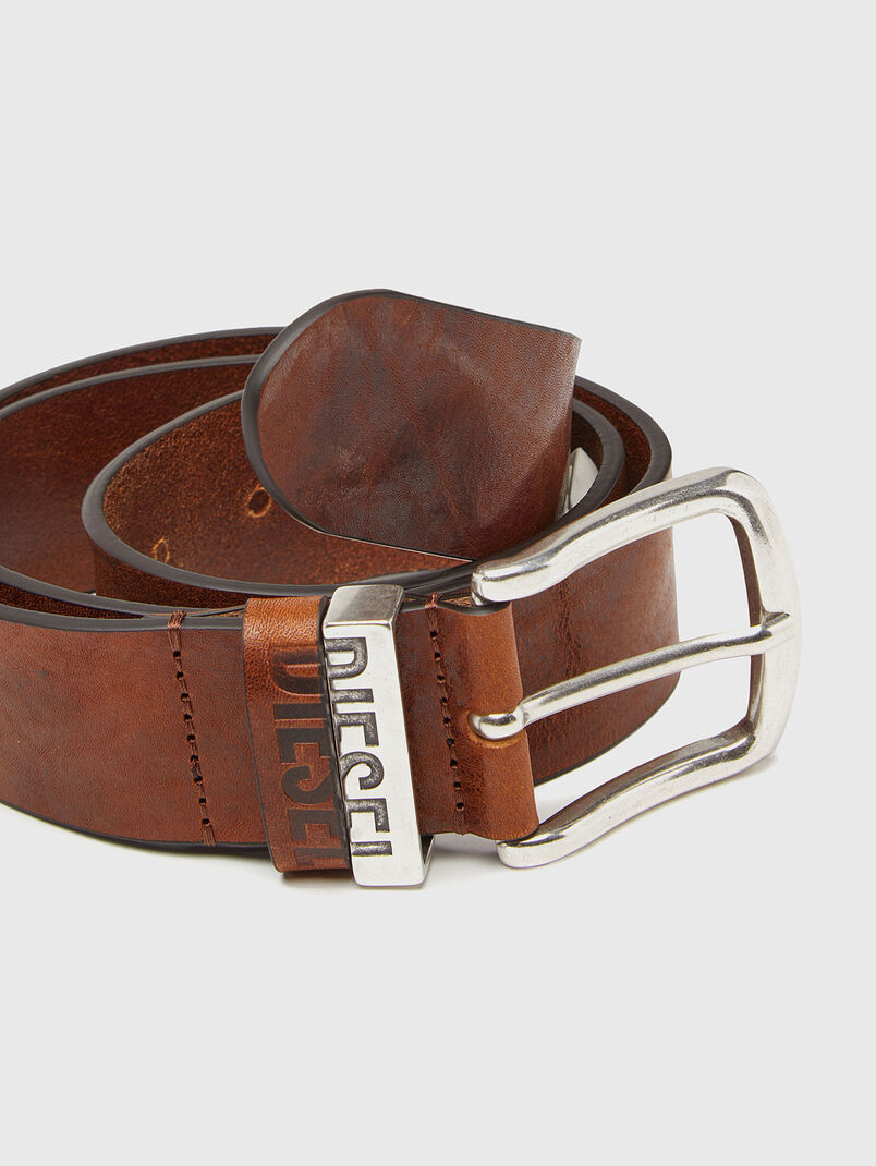 B-VISIBLE leather belt - 3