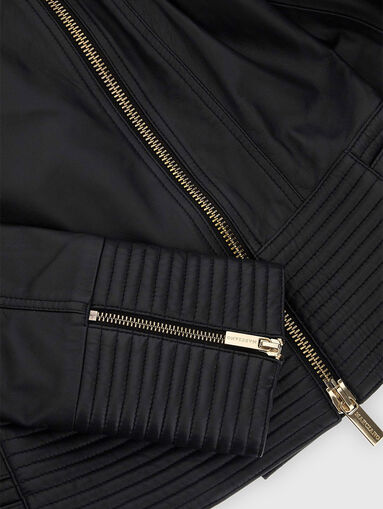 PEGGY leather biker jacket - 4