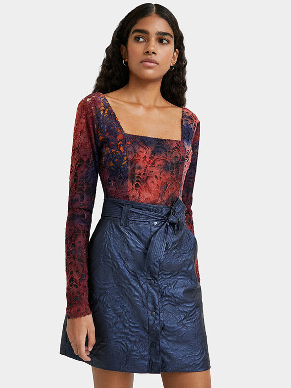 Skirt EMMA ROSE with a glamorous effect - 1