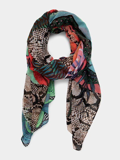 PITAHAYA Scarf with animal print - 3