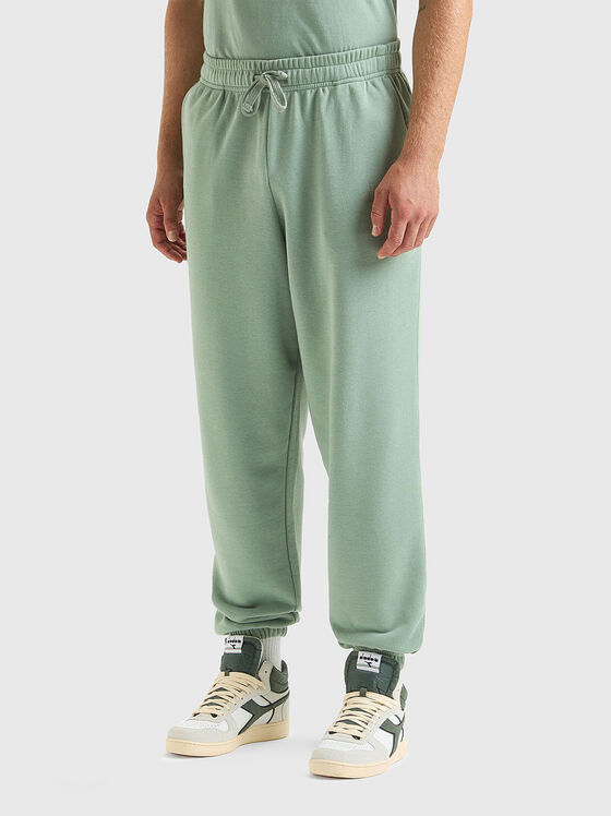 Зелен спортен панталон  - 1