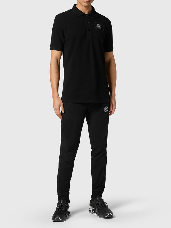 CARBON TIGER polo shirt in black - 4