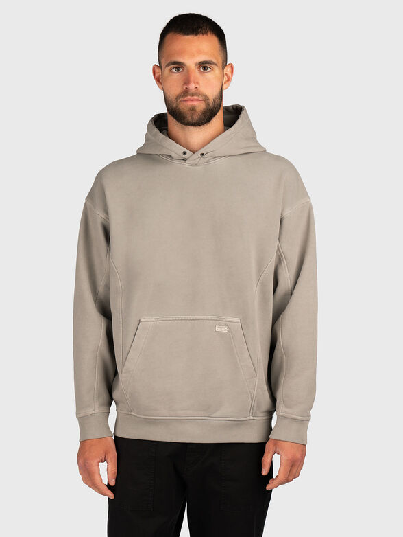 NELISO sweatshirt with hood and logo - 1