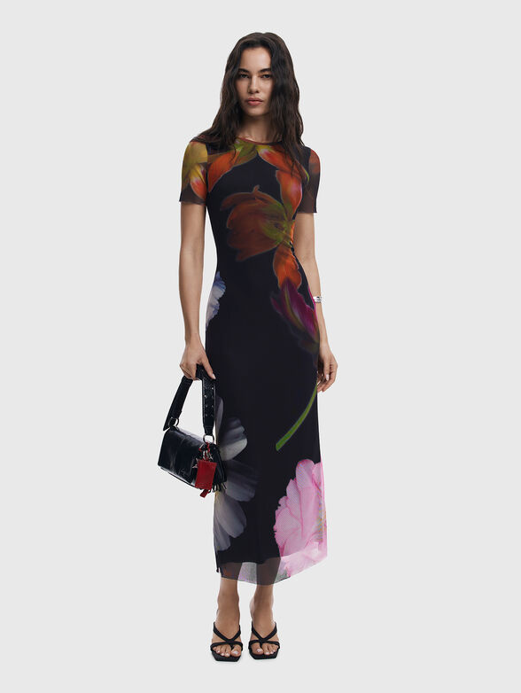 Dress with floral print - 6