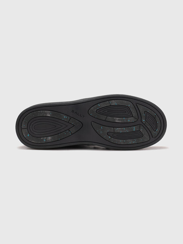 Black croc-effect boots - 5