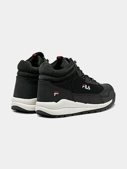 ALPHA MID Black high-top sneakers - 3