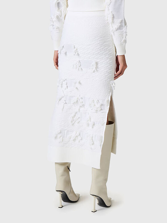 White knit skirt  - 2