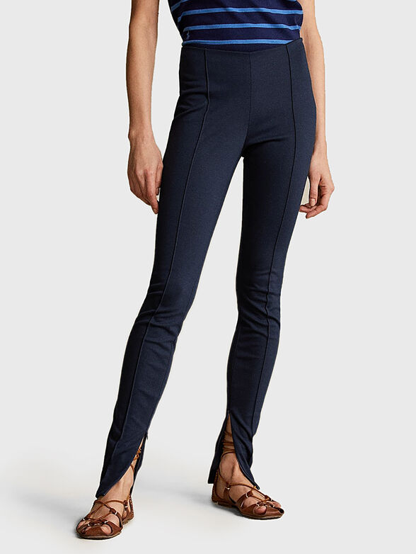 Stretch skinny trousers in dark blue - 4