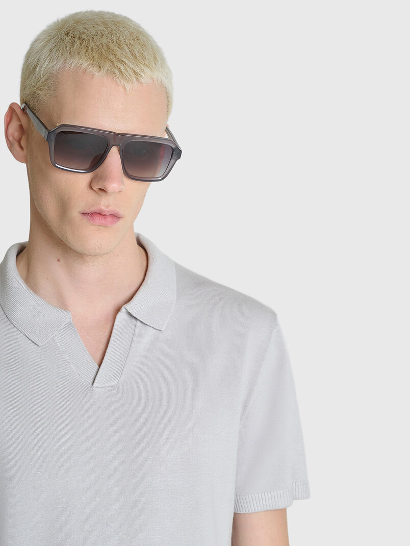 Slim-fit polo shirt in black   - 3