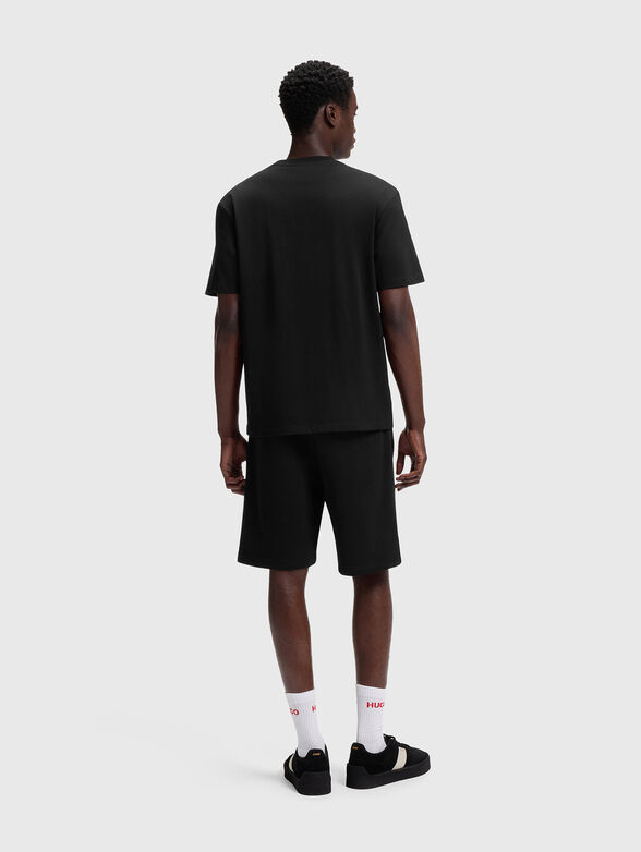 Cotton T-shirt with a logo patch - 3