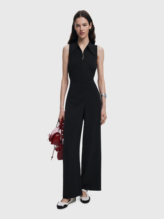 Jumpsuit with wide legs - 1
