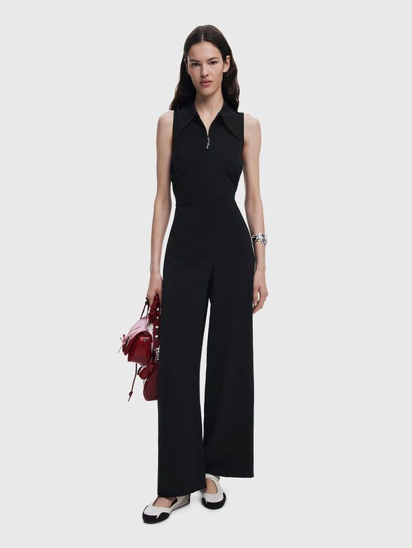 Jumpsuit with wide legs - 1