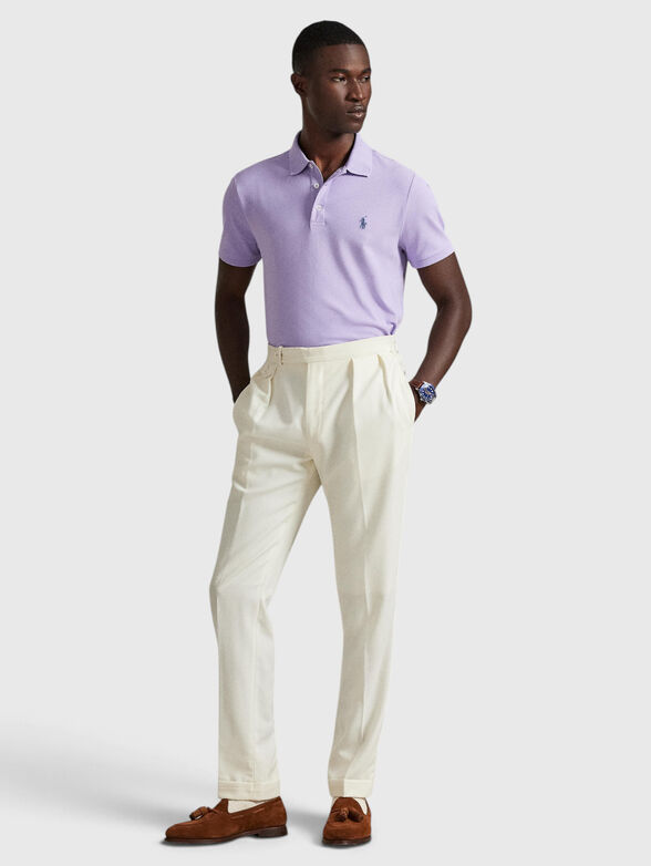 Polo shirt with embroidered logo detail - 2