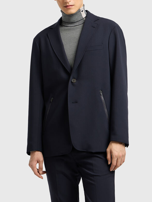 Slim single breasted blazer - 1