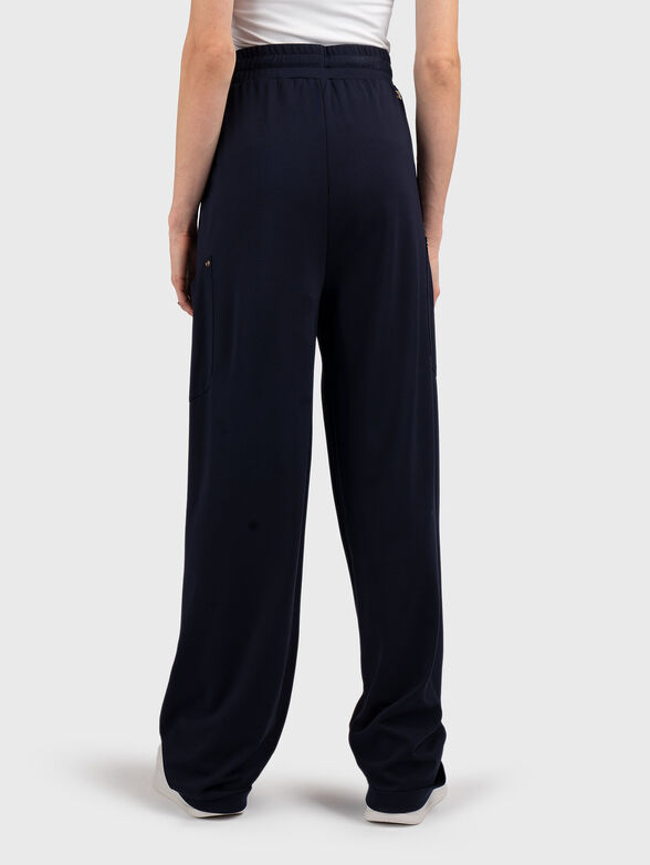 Navy blue sweatpants - 2