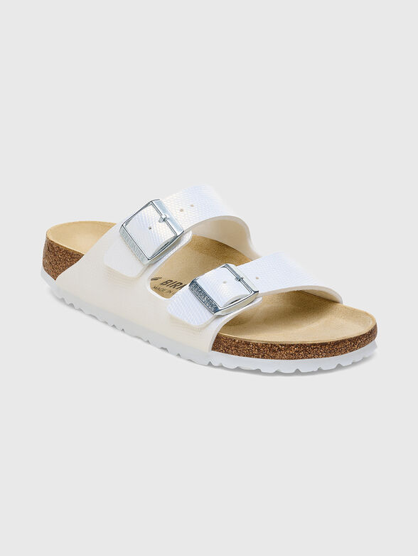 ARIZONA slippers with pearl effect - 2