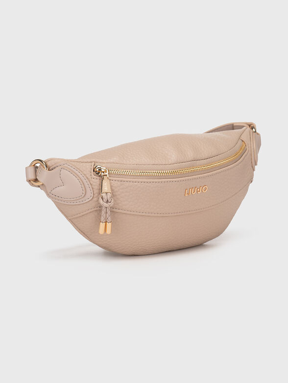 Waist bag in beige with logo accent - 3