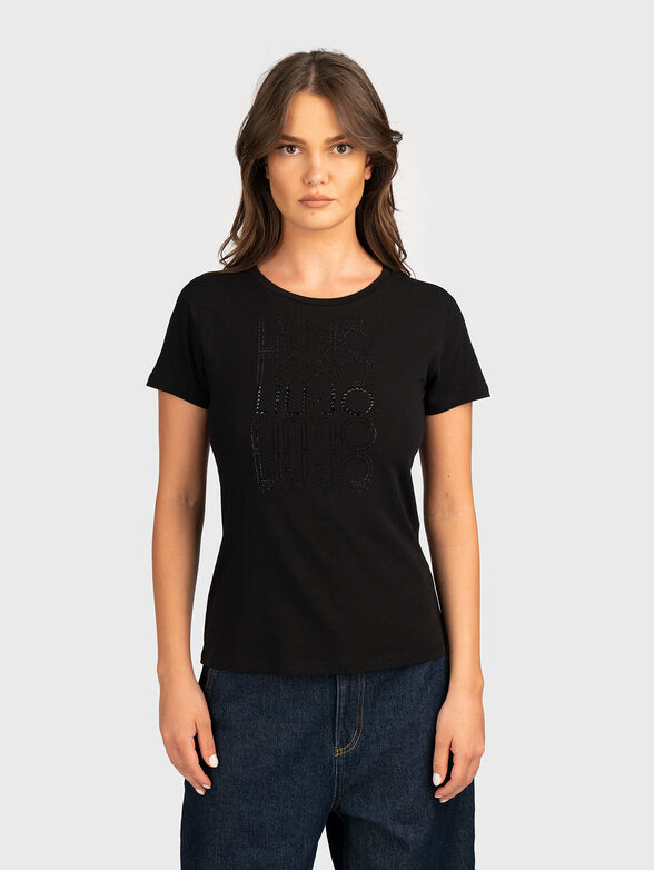 Cotton T-shirt with logo accent - 1