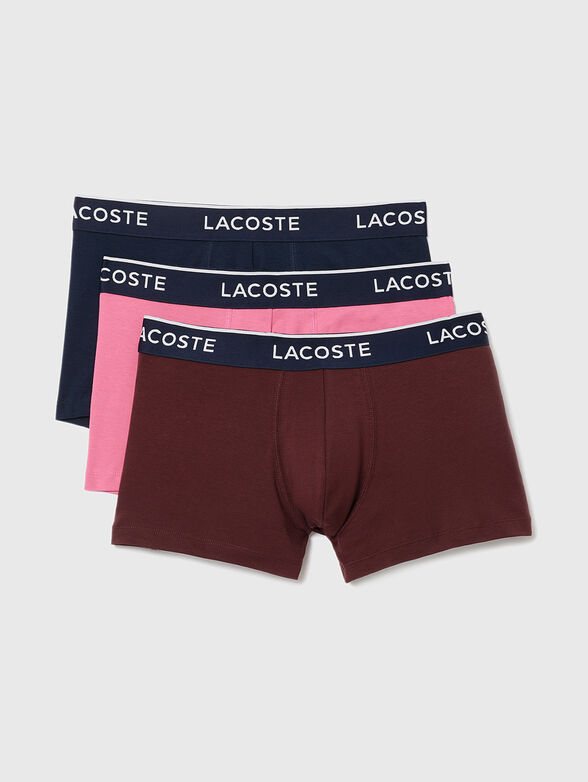Set of three pairs of boxers in black colour - 1