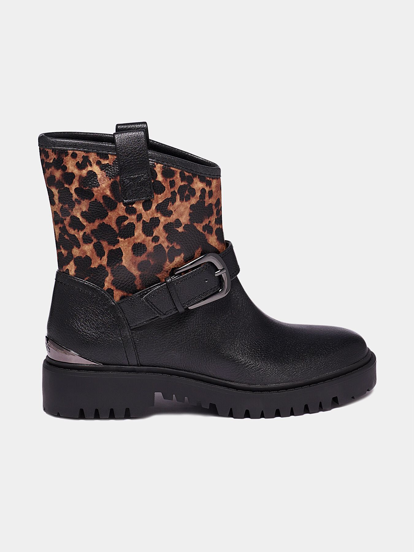 Guess leopard boots best sale