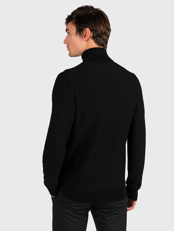 Merino wool turtle neck sweater - 3