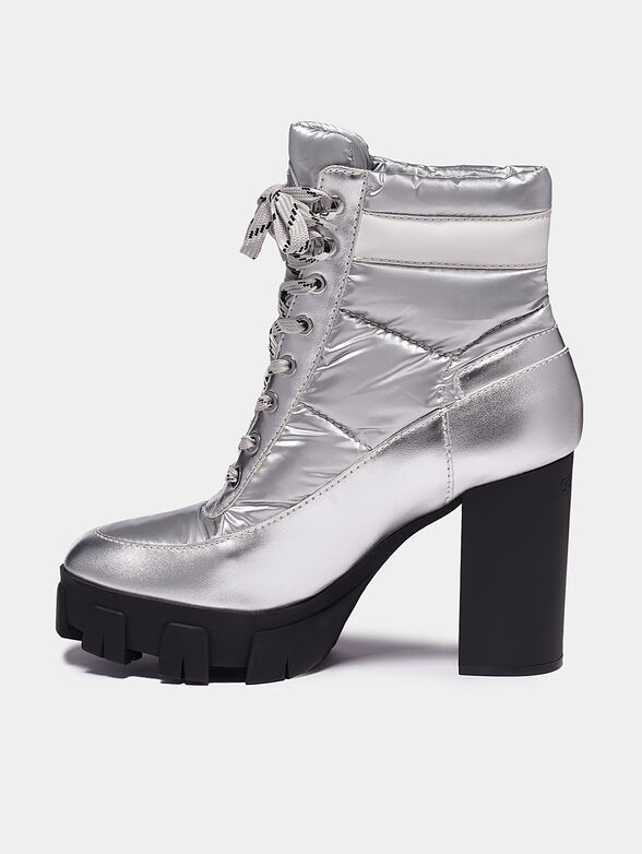 NASHIA Silver colored boots - 4