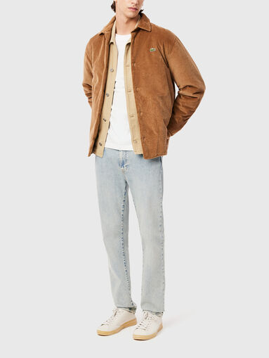 Straight jeans in blue with logo - 5