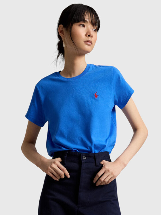 Cotton T-shirt with a crew neck - 1