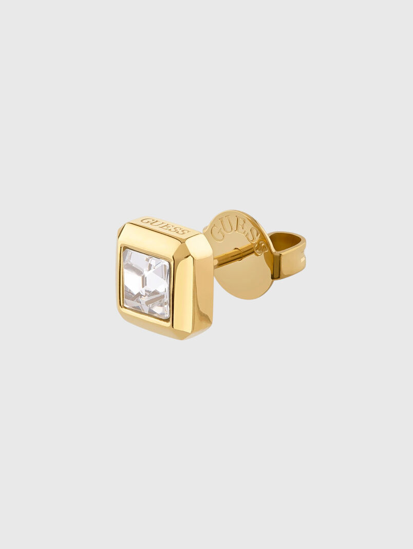 Earrings with a mini logo - 3
