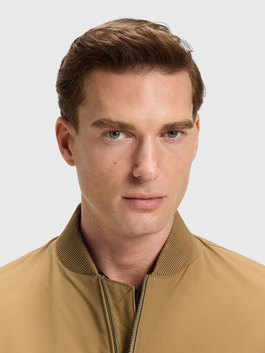 Beige jacket with pockets - 5