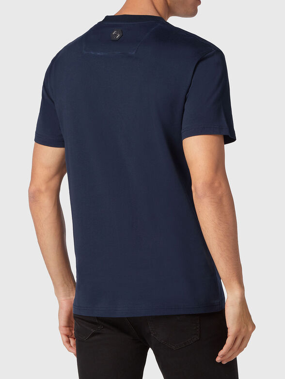 Logo accent T-shirt in beige - 3